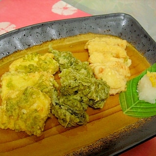 旬の食材★筍と生青海苔の天ぷら 油っぽくないコツも